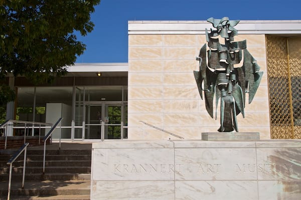 Krannert Art Museum which includes outdoor art