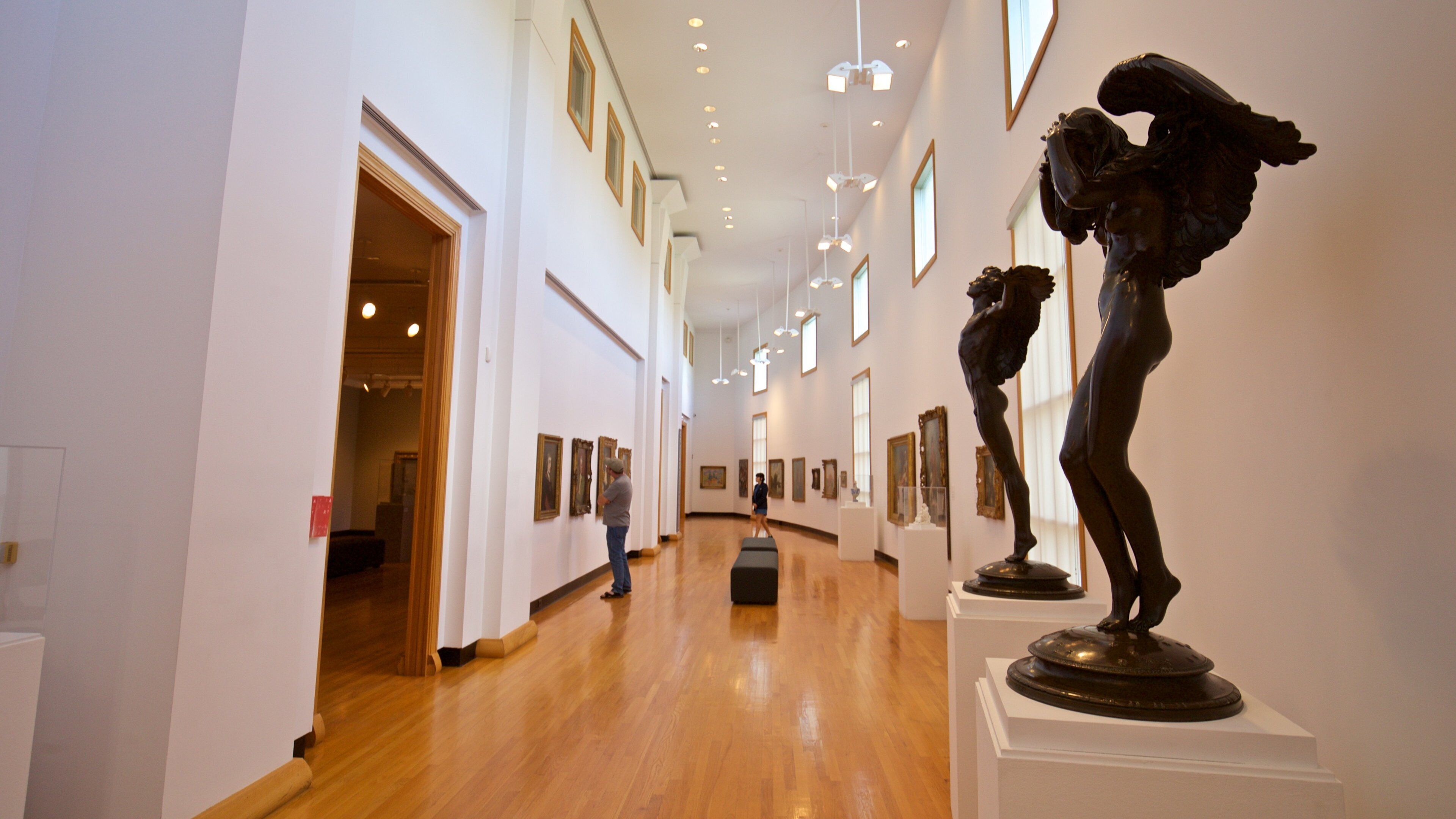 Krannert Art Museum which includes interior views and art