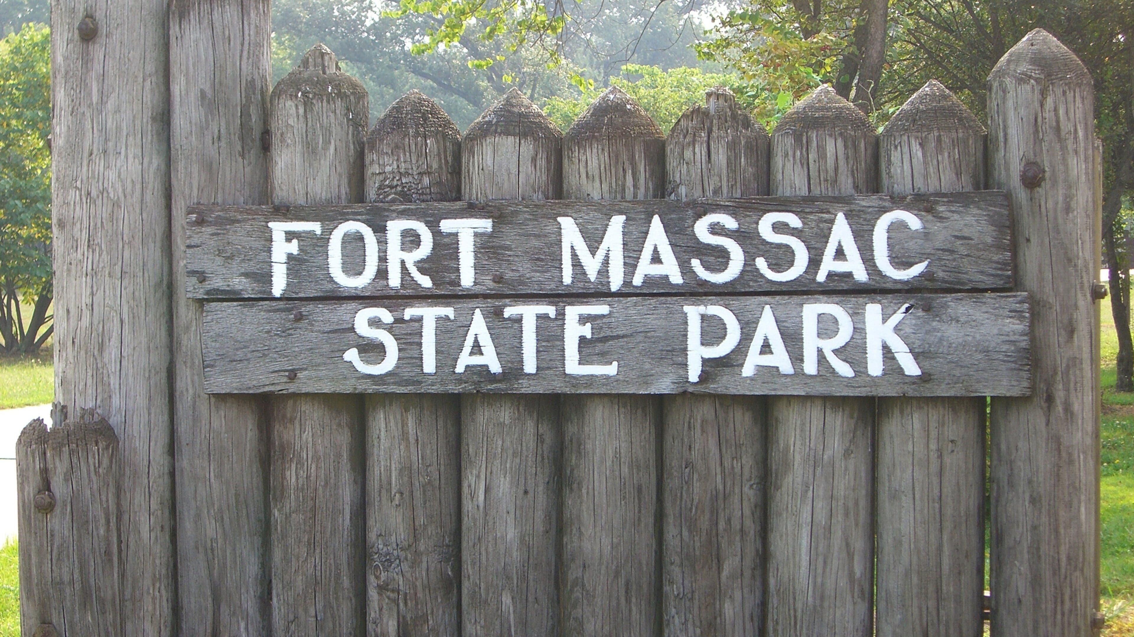 Fort Massac State Park toont bewegwijzering