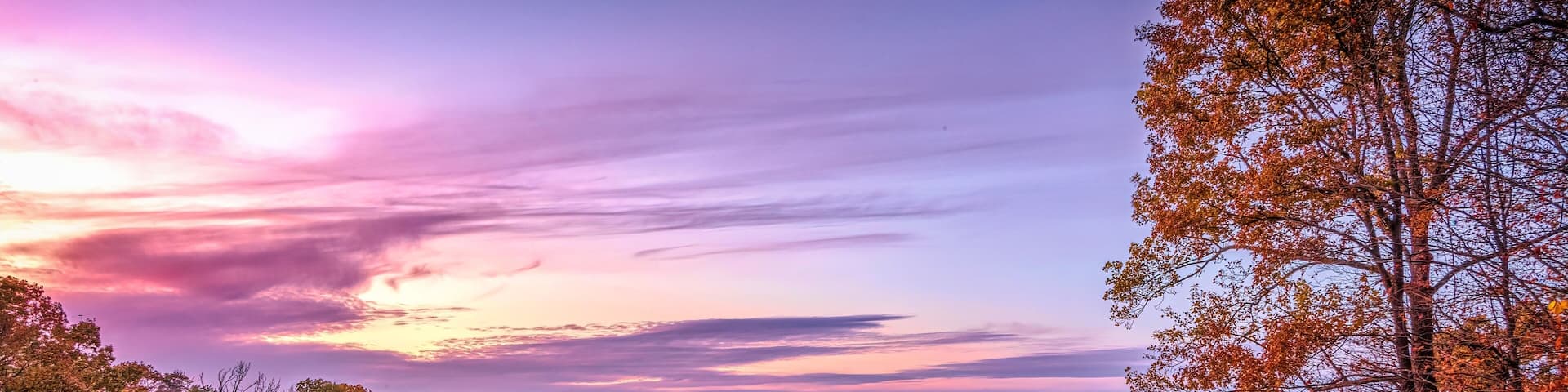 Sunset view from one of the many vistas in Brown County State Park.