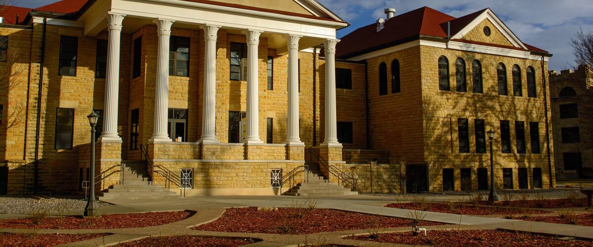 Fort Hays State University Picken Hall Administration Building in Hays, Kansas