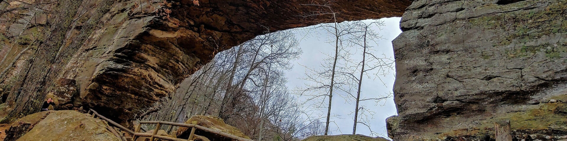 The namesake of the park is a natural sandstone arch that spans 78 ft and is 65 ft high.