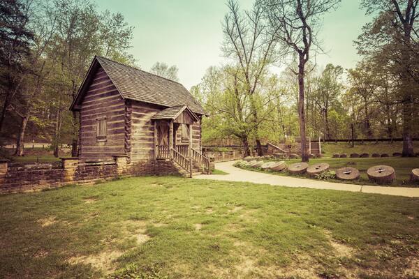 McHargue's Mill at Levi Jackson State Park with filtered Applied