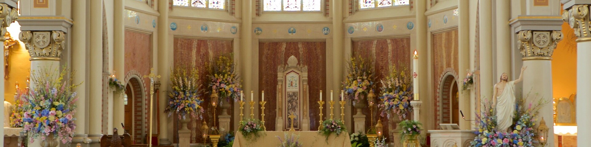 Cathedral of St John que inclui uma igreja ou catedral, aspectos religiosos e vistas internas