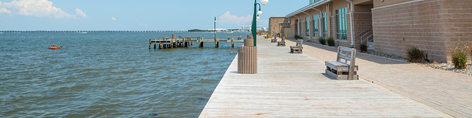 Roland E. Powell Convention Center which includes general coastal views