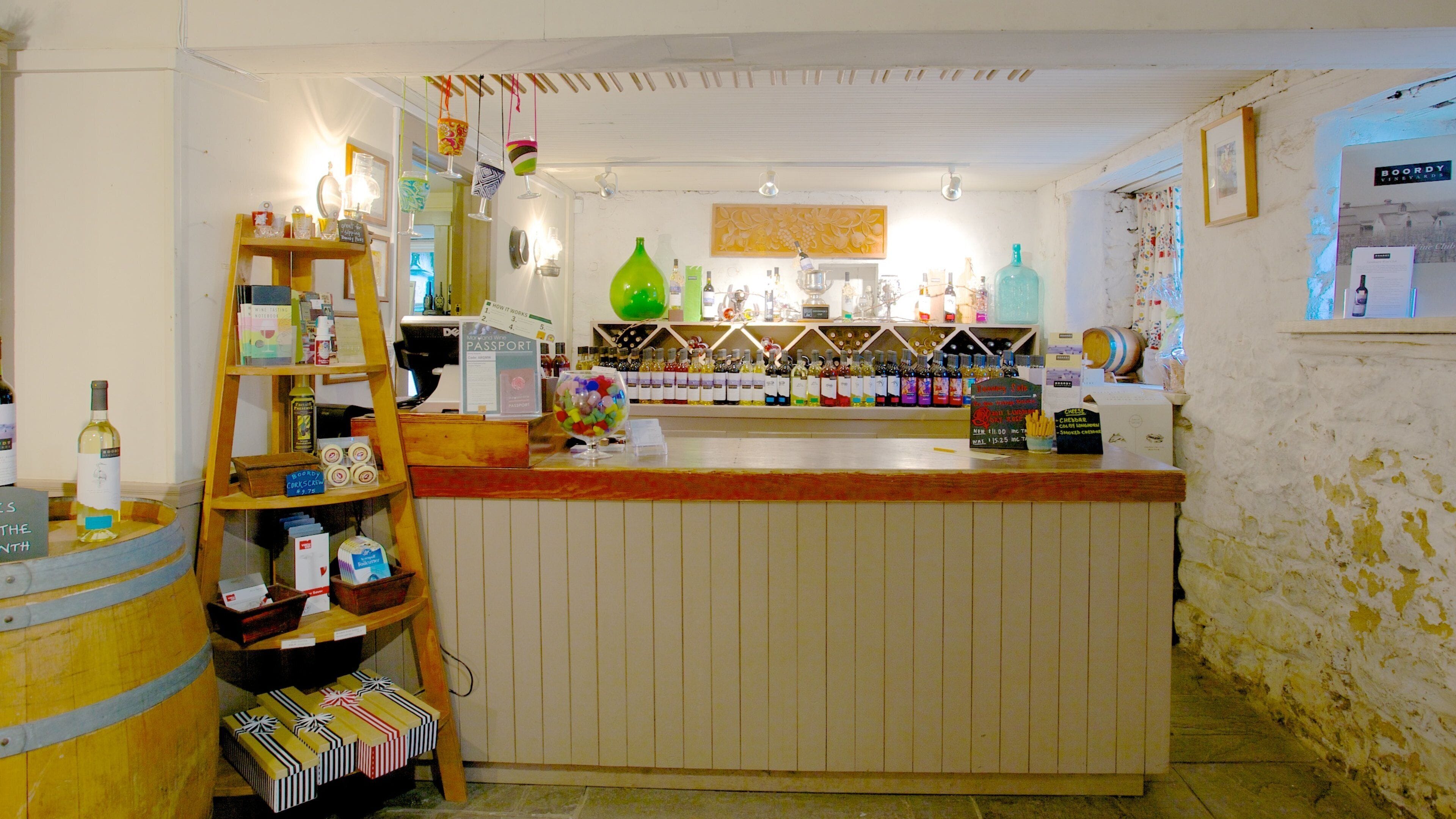 Boordy Vineyards フィーチャー 屋内の眺め