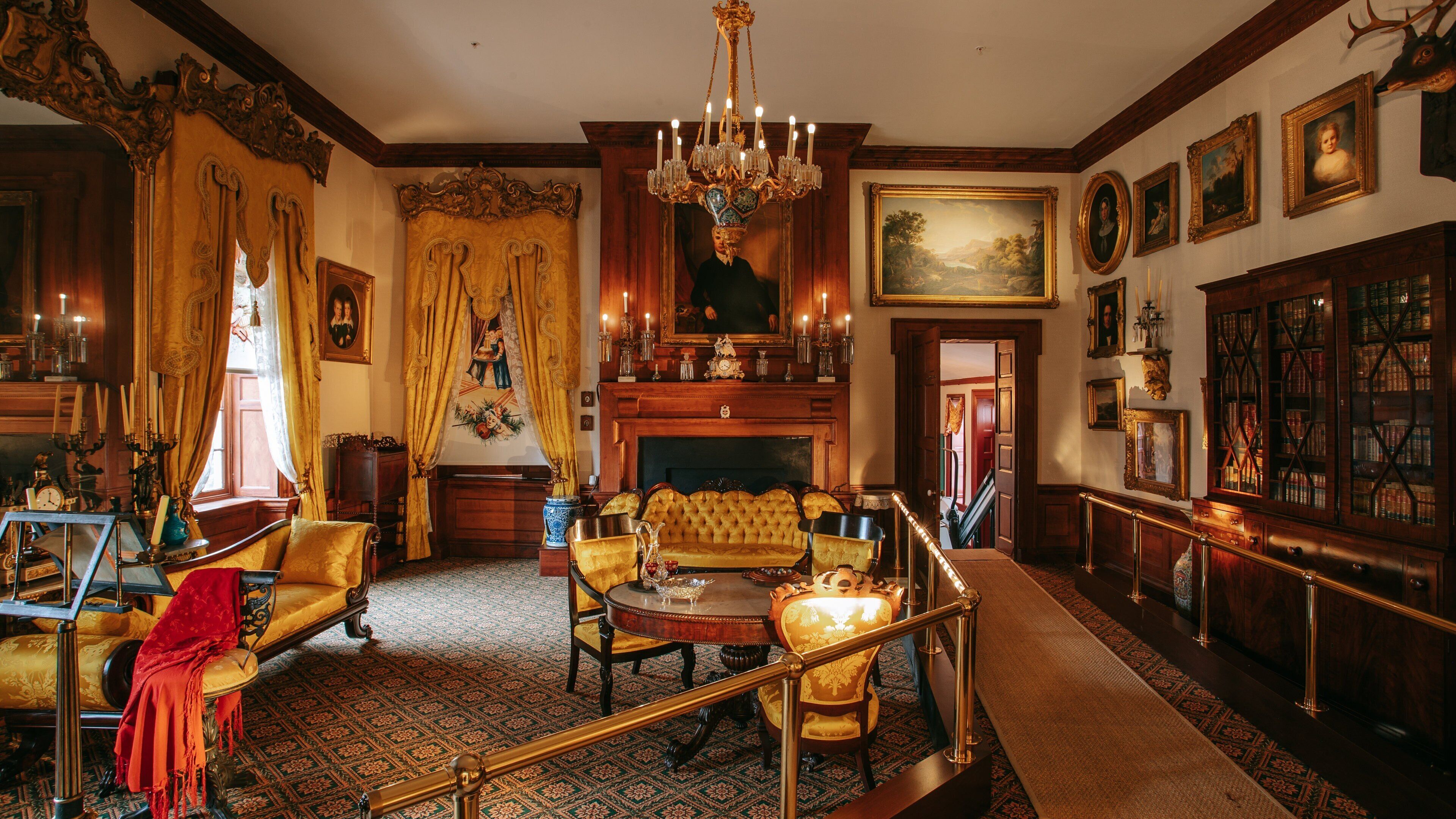 Hampton National Historic Site which includes heritage elements and interior views