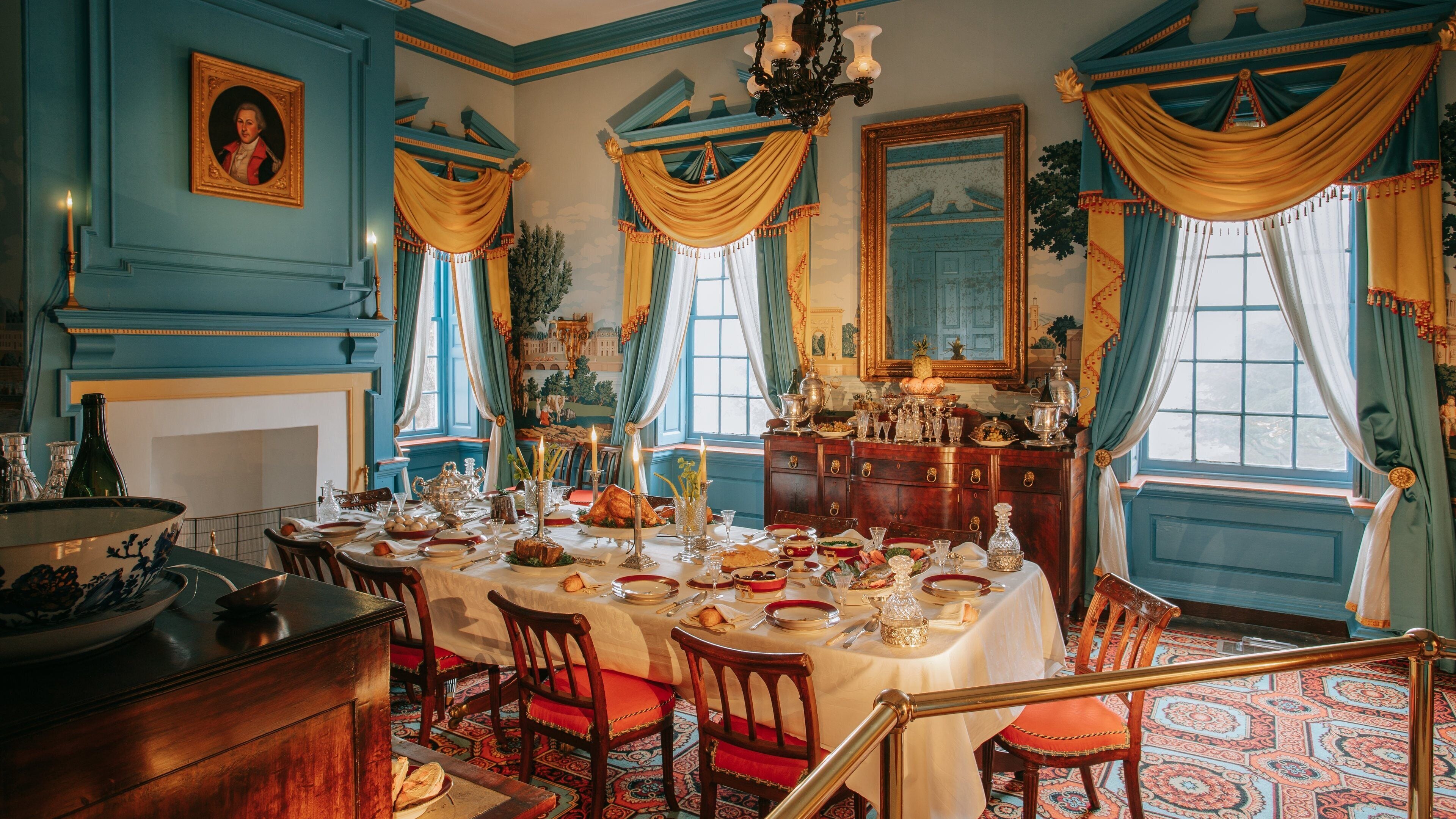 Hampton National Historic Site showing heritage elements and interior views