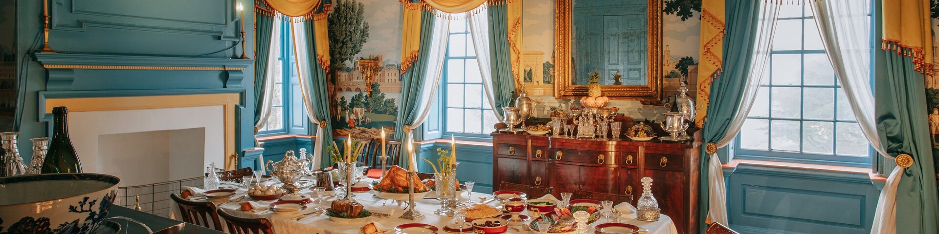 Hampton National Historic Site showing heritage elements and interior views