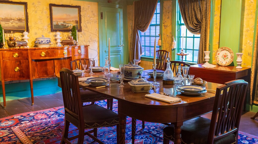 House of the Seven Gables showing interior views and heritage elements