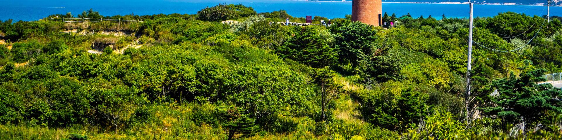 The famous Gay Head Light in Cape Cod Martha's Vineyard, Massachusetts