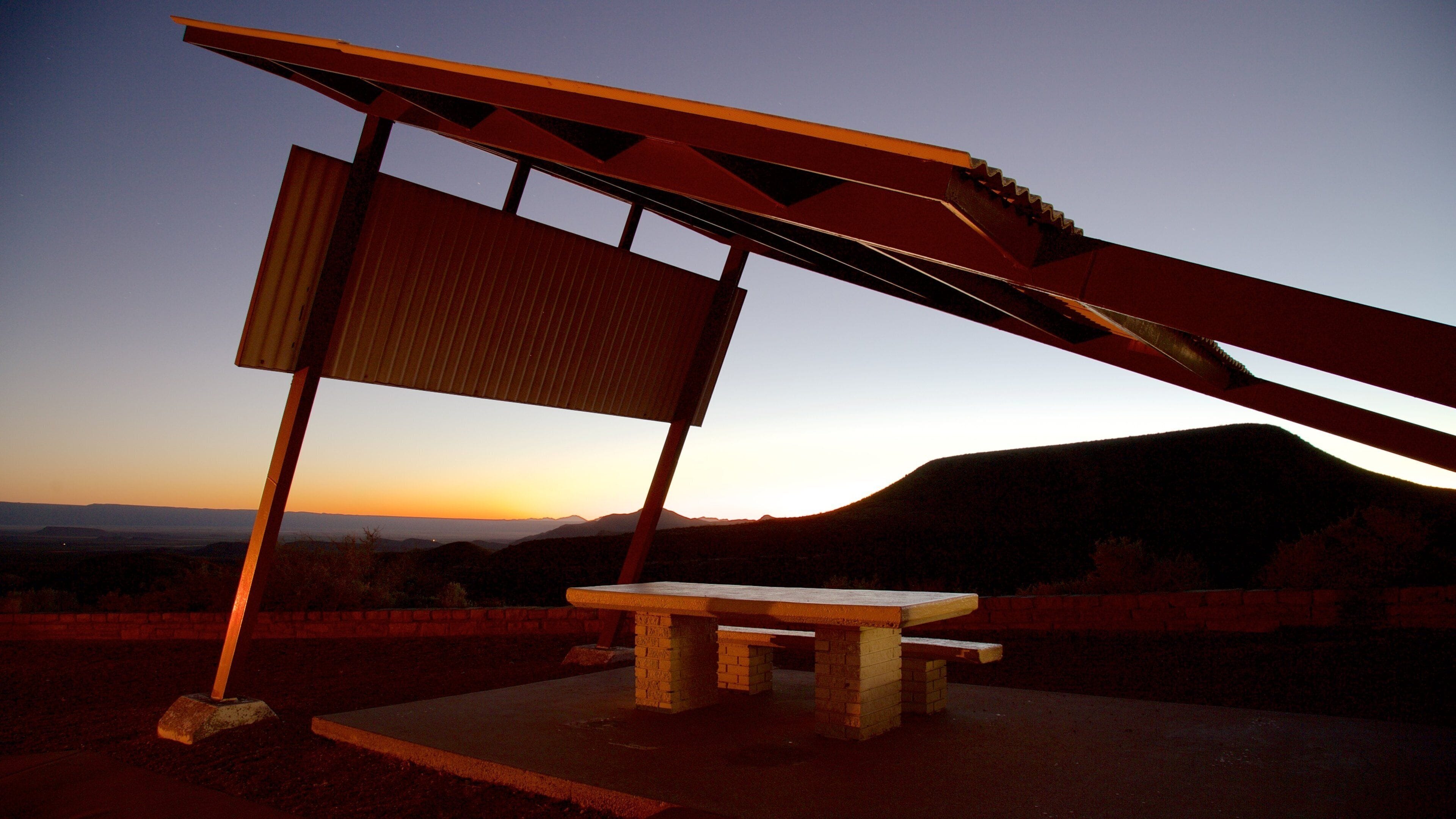 Parc national Guadalupe Mountains qui includes vues