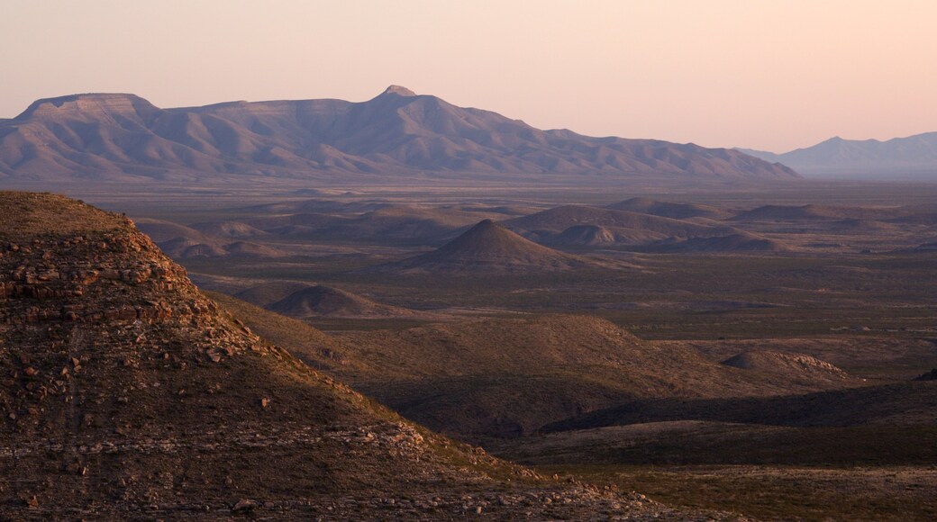 Parque Nacional Montañas de Guadalupe mostrando un barranco o cañón