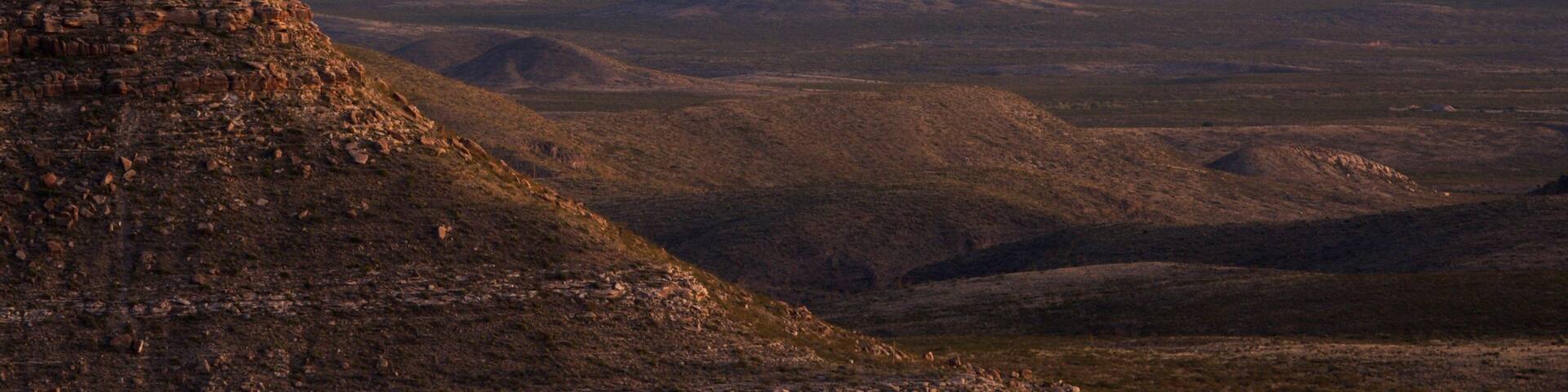 Guadalupe Mountains National Park which includes a gorge or canyon