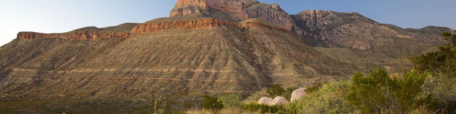 Guadalupe Mountains National Park which includes building ruins