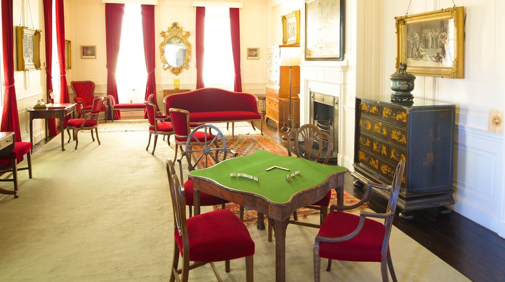 Walmer slott og hager som viser innendørs og kulturarv