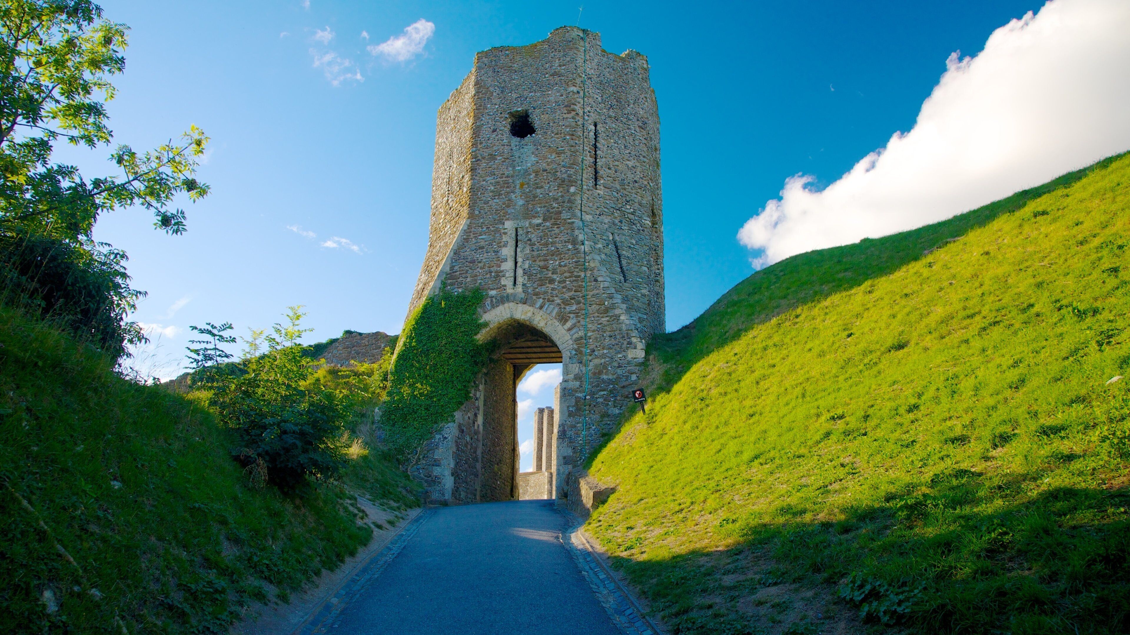 Dover Castle showing chateau or palace and heritage architecture