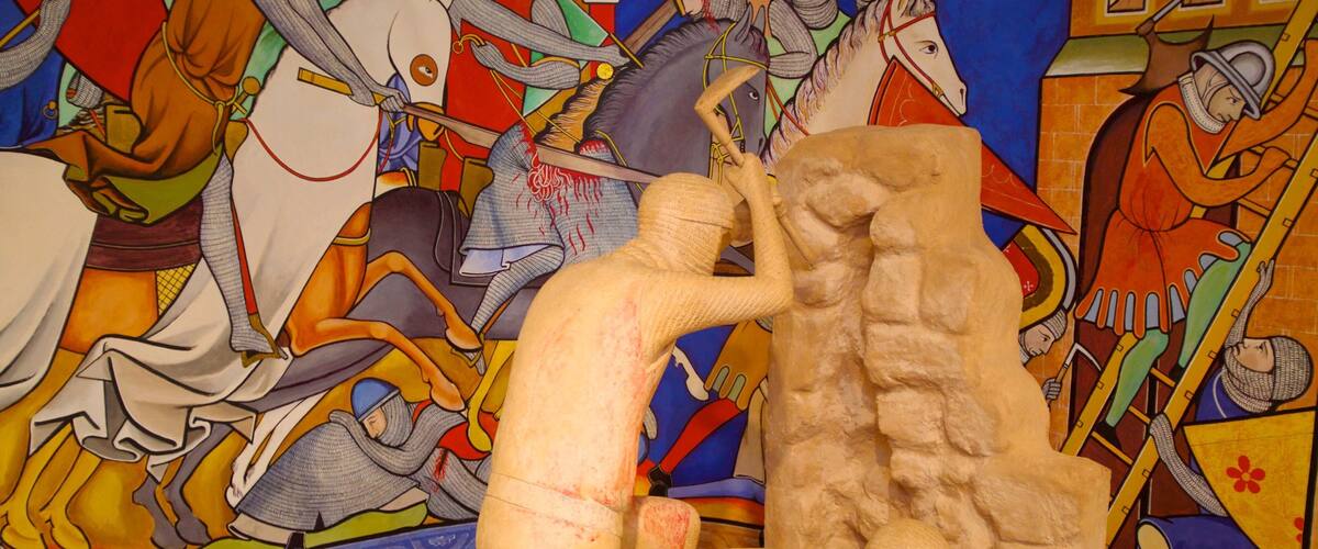 Dover Museum which includes interior views and a statue or sculpture