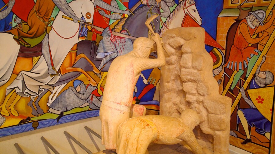 Dover Museum which includes interior views and a statue or sculpture