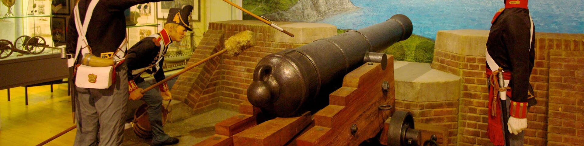 Dover Museum which includes interior views and military items