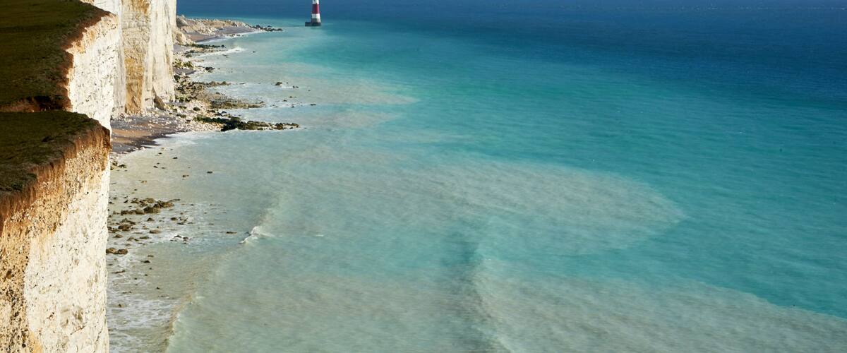 Beachy Head Lighthouse, Seven Sisters, Sussex, England, UK