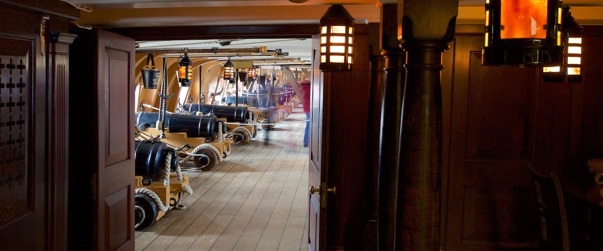 HMS Victory bevat historisch erfgoed en interieur