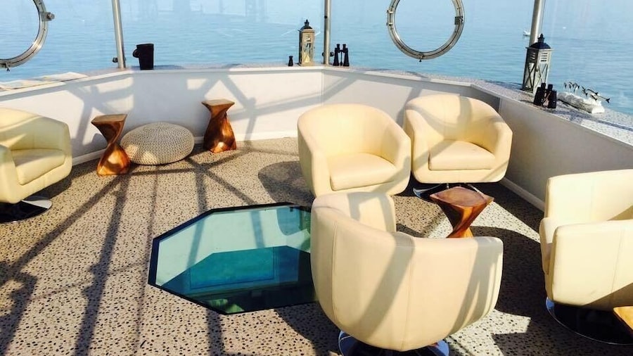 A shot from last years awesome trip to Spitbank Fort in the Solent. This is taken from the top of the lighthouse.