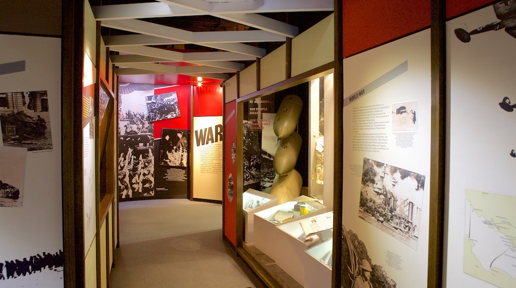 Portsmouth D-Day Museum showing interior views and heritage elements