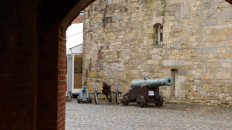 Southsea Castle which includes heritage elements and chateau or palace