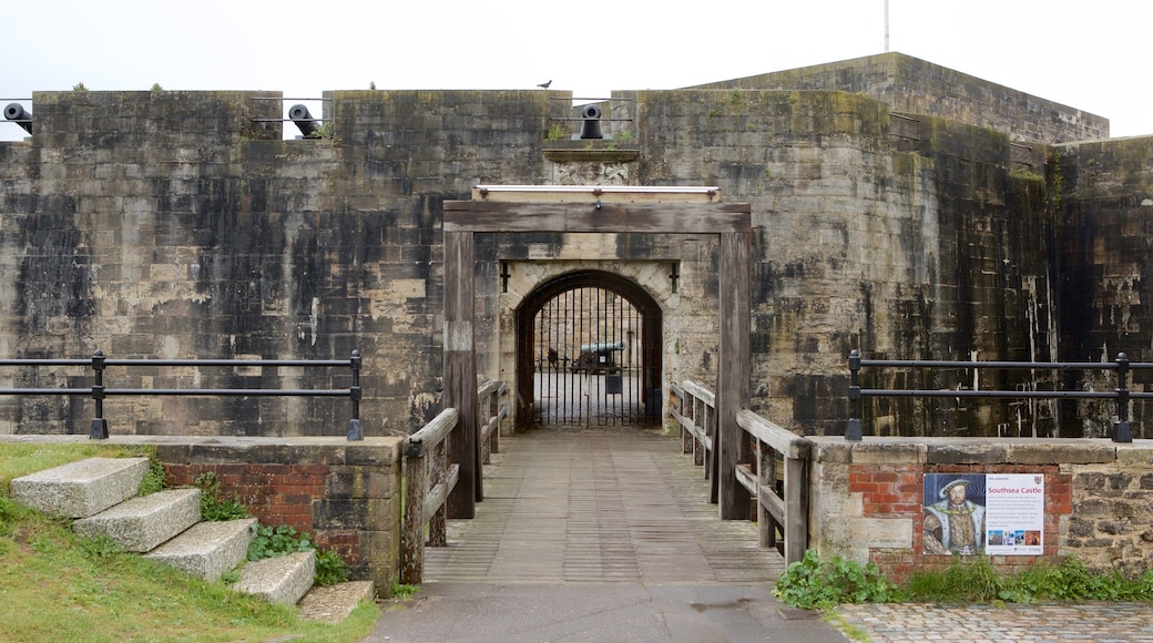Southsea Castle which includes heritage elements