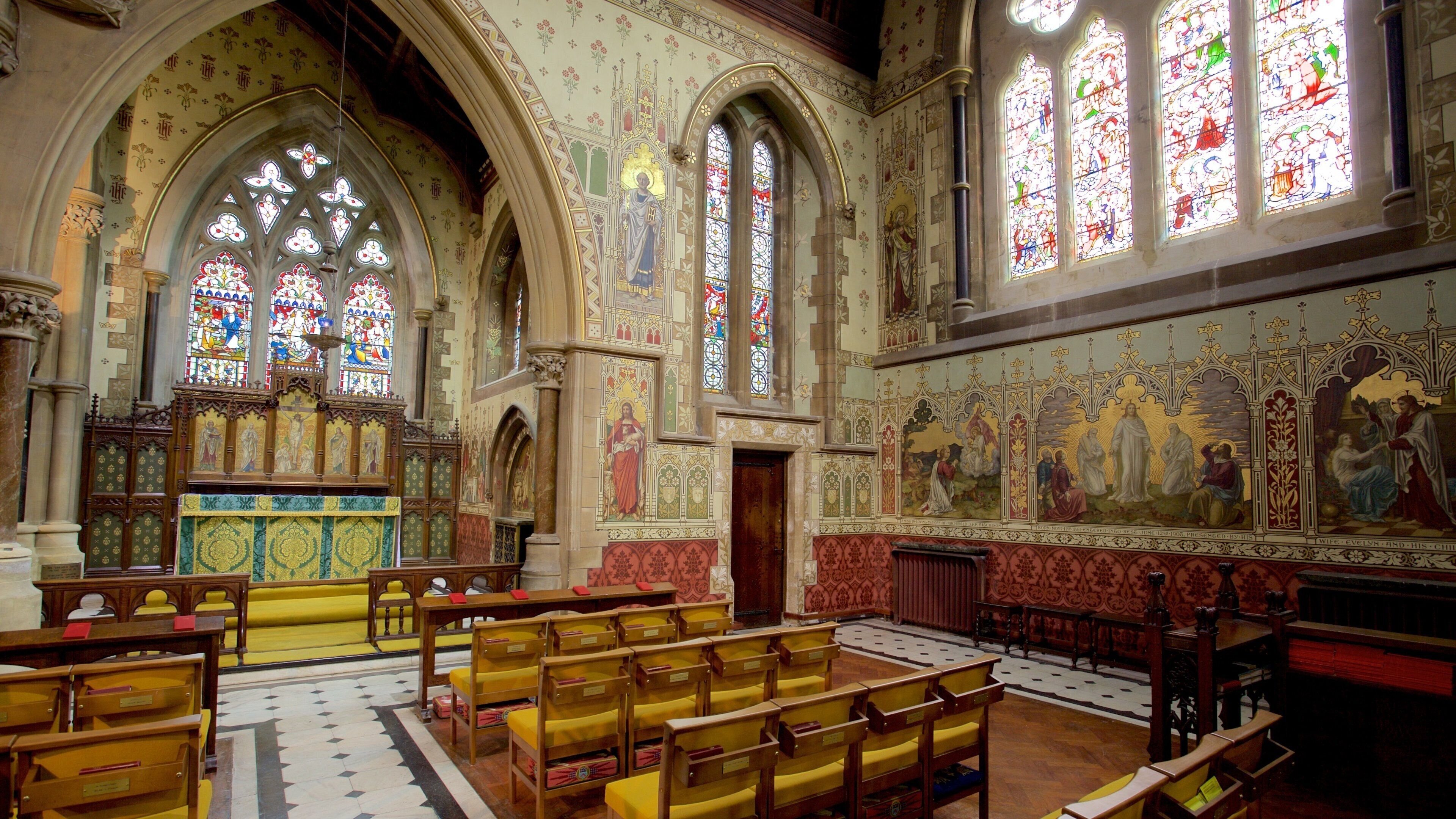 St. Peter\'s Church showing heritage architecture, a church or cathedral and art