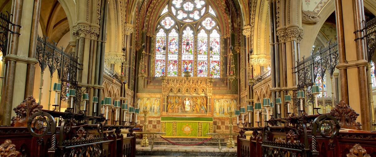 St. Peter\'s Church showing heritage architecture, a church or cathedral and heritage elements