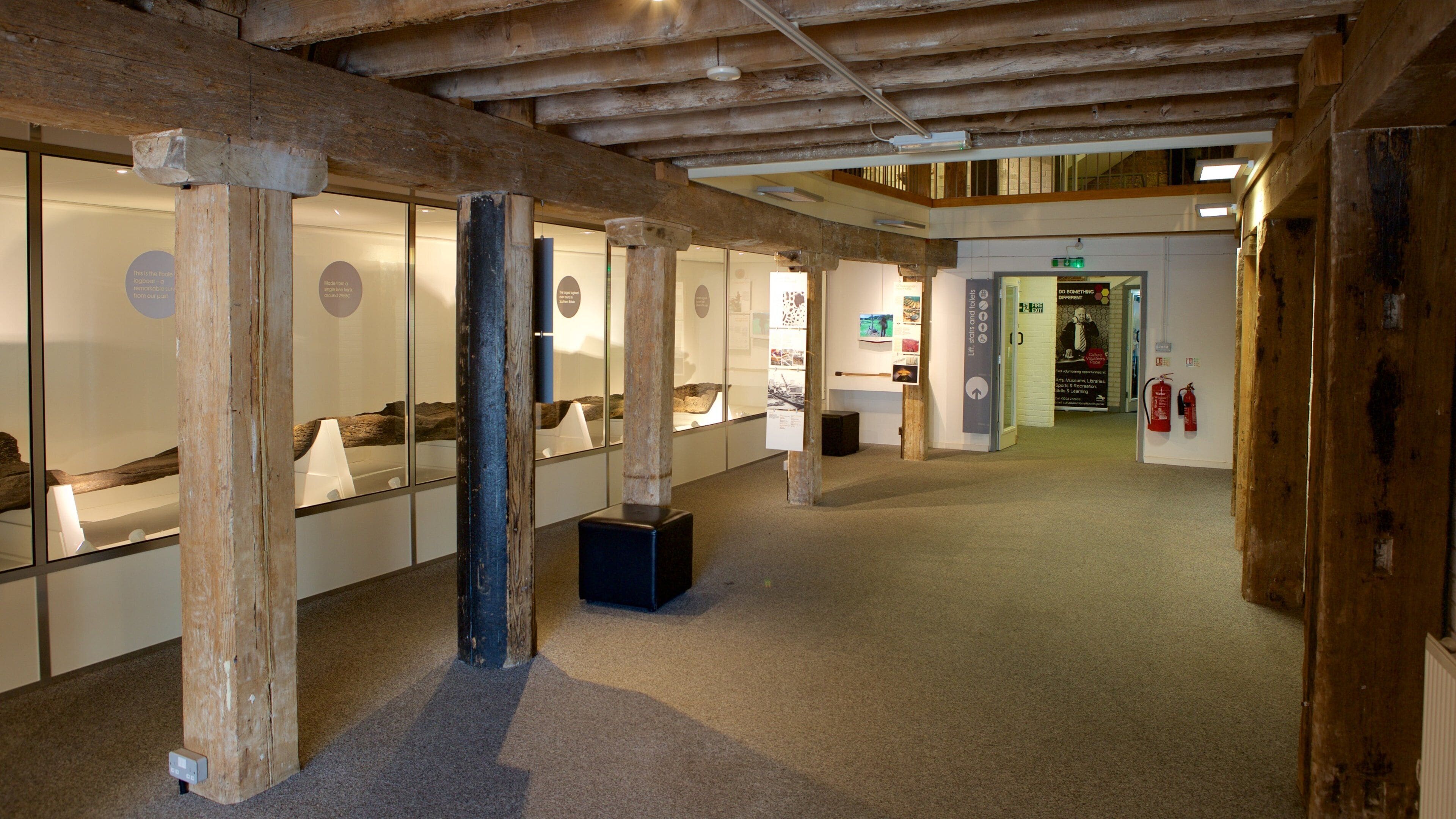 Poole Museum which includes interior views