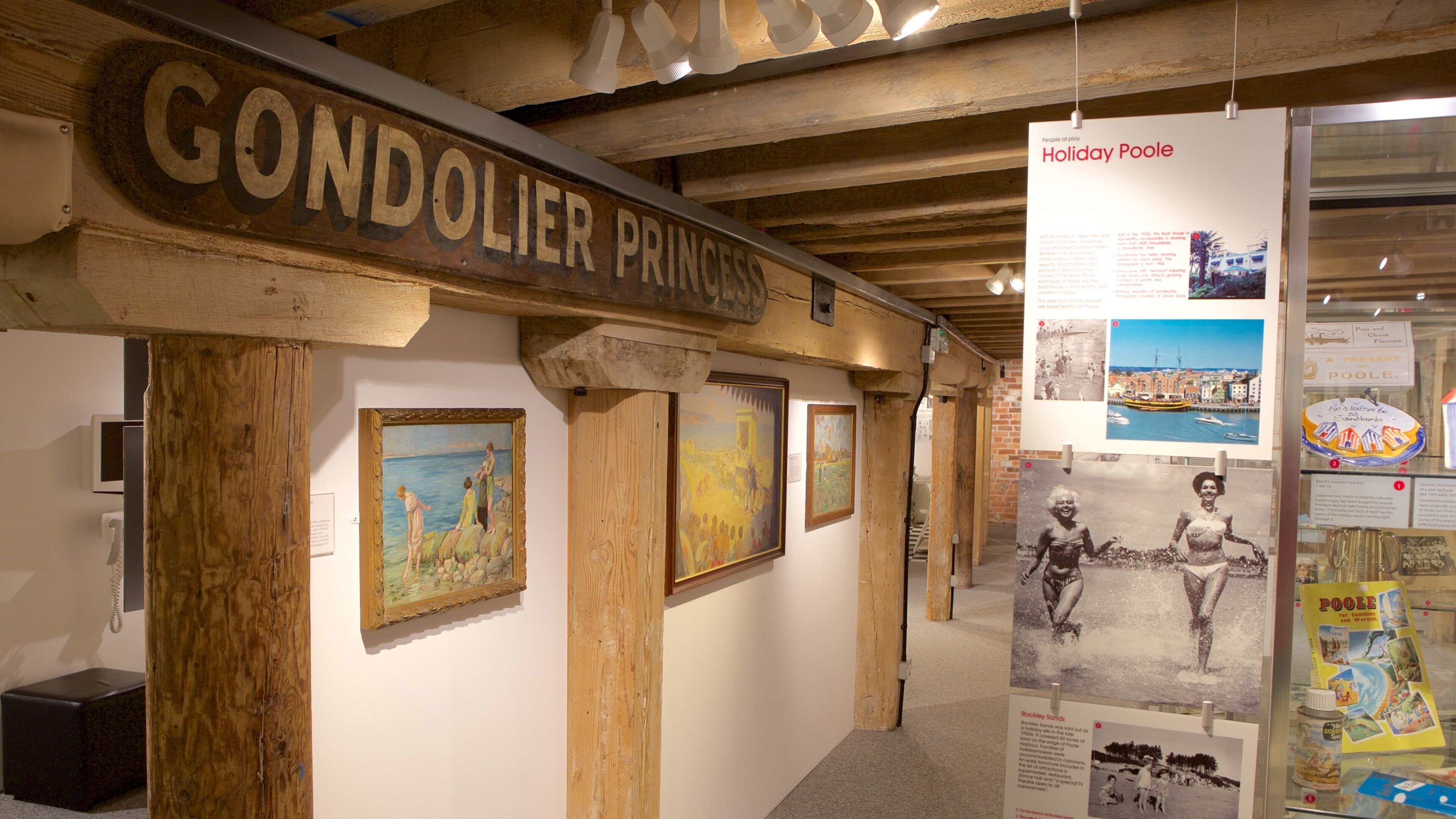 Poole Museum which includes interior views