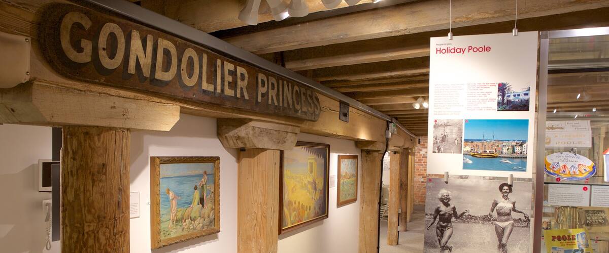 Poole Museum which includes interior views