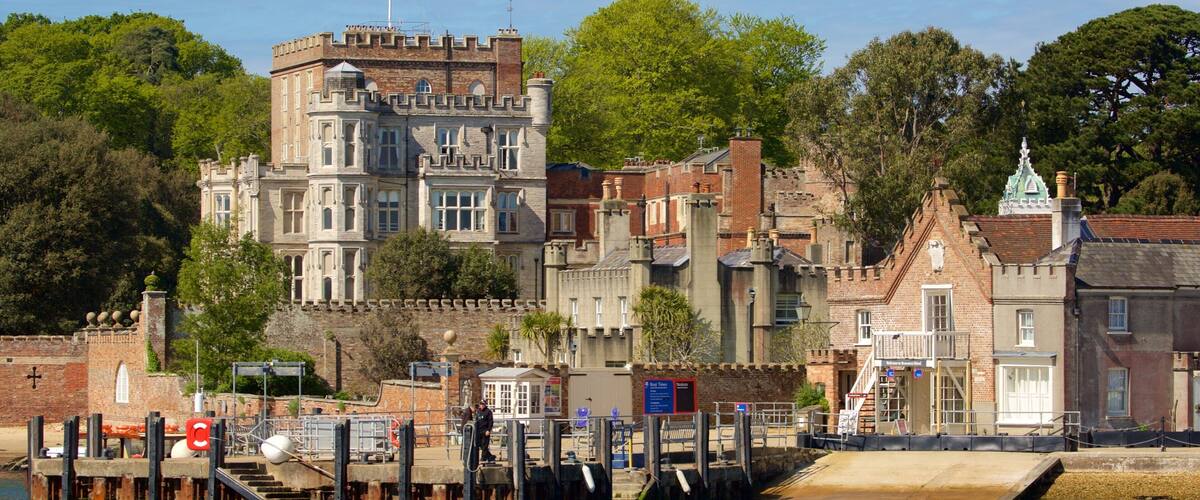 Brownsea Castle which includes heritage architecture