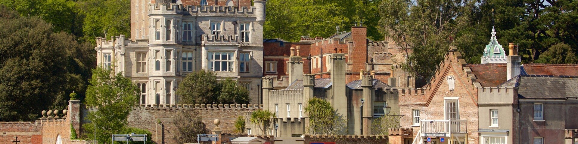 Brownsea Castle which includes heritage architecture