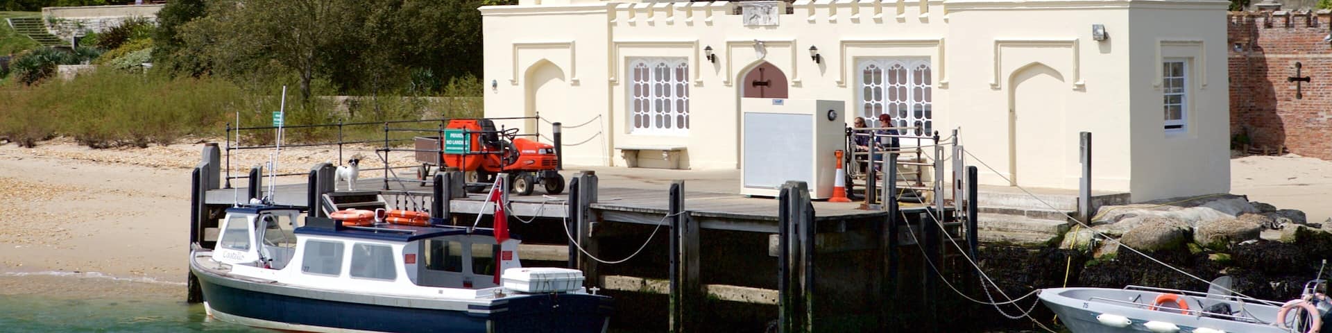 Brownsea Castle which includes heritage architecture