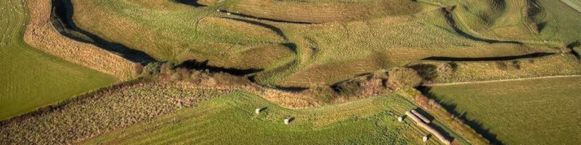 Maiden castle from above
