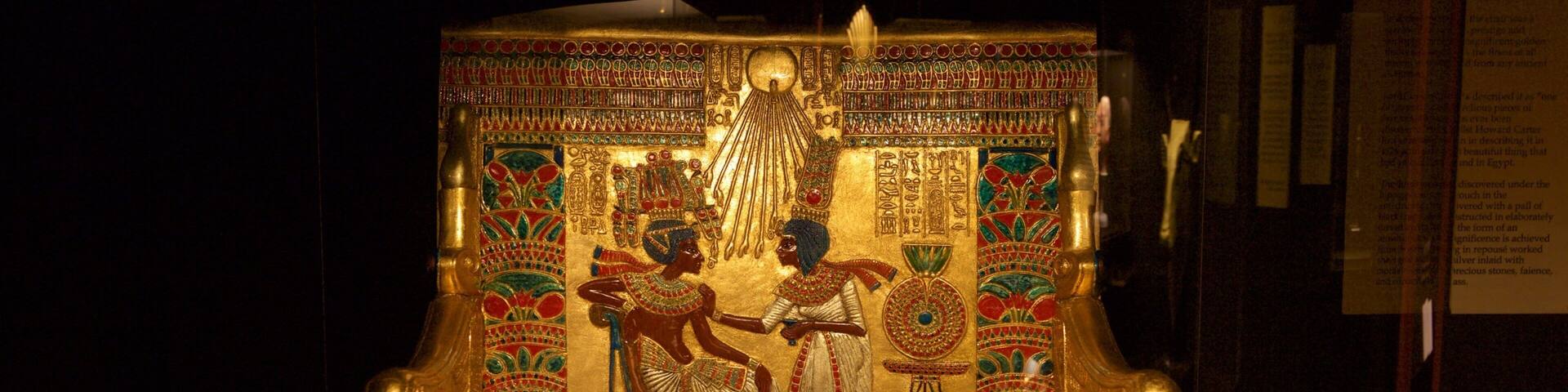 Tutankhamun: The Exhibition which includes a monument and heritage elements
