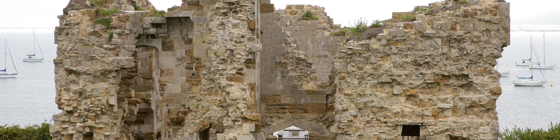 Sandsfoot Castle featuring heritage architecture and building ruins