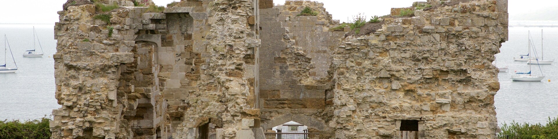 Sandsfoot Castle featuring heritage architecture and building ruins
