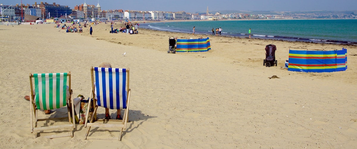 Playa de Weymouth mostrando una playa