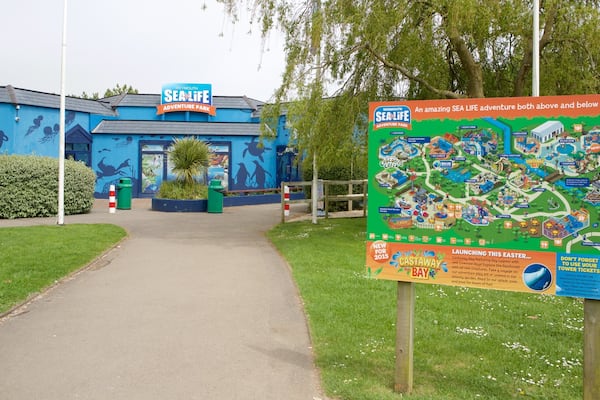 Sea Life Park joka esittää kyltit ja merielämä