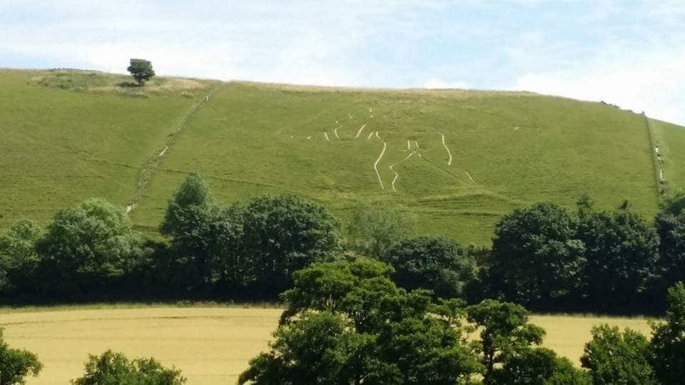 Giant chalk drawing dating from at least the 17th century but could be up to thousands of years old. No one knows!