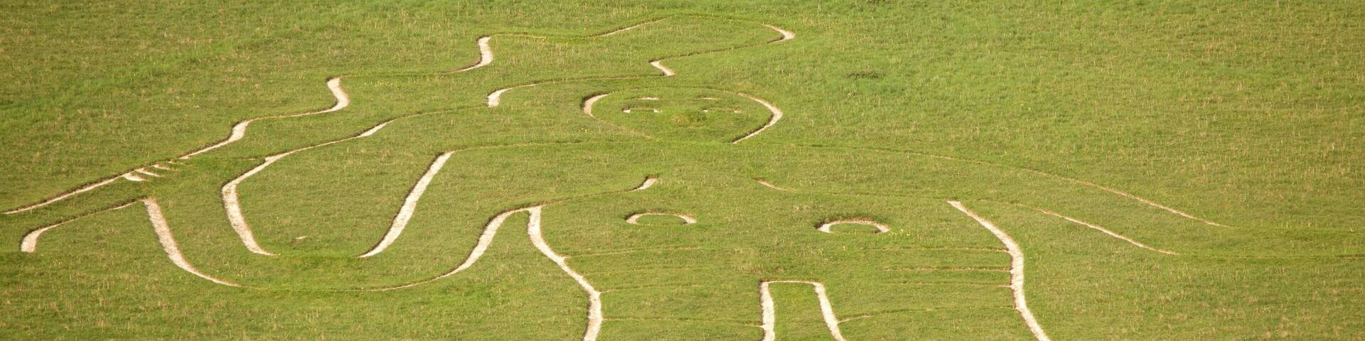 Géant de Cerne Abbas qui includes art en plein air