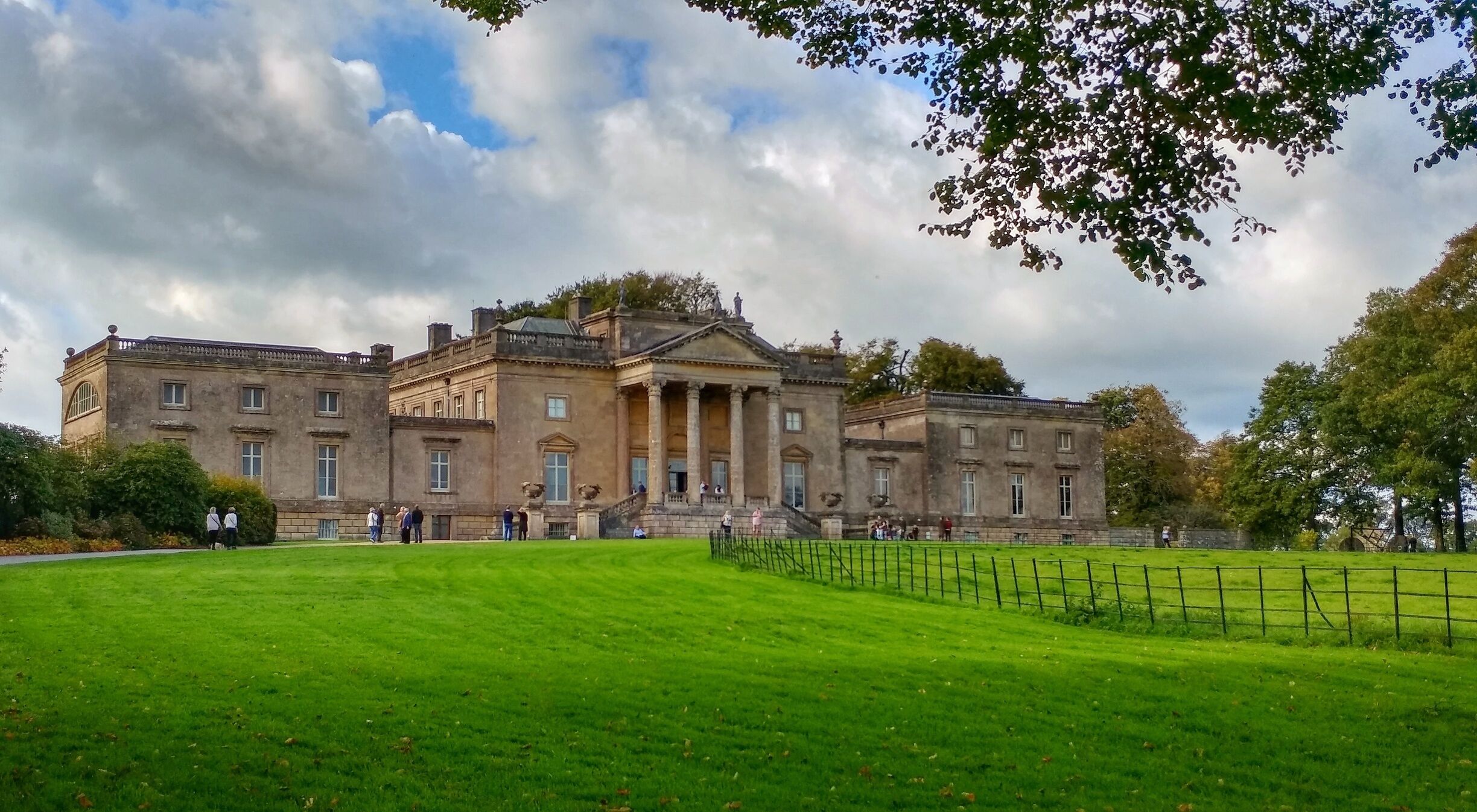 Stourhead is a 1,072-hectare estate at the source of the River Stour near Mere, Wiltshire, England. The estate includes a Palladian mansion, the village of Stourton, gardens, farmland, and woodland. Wikipedia