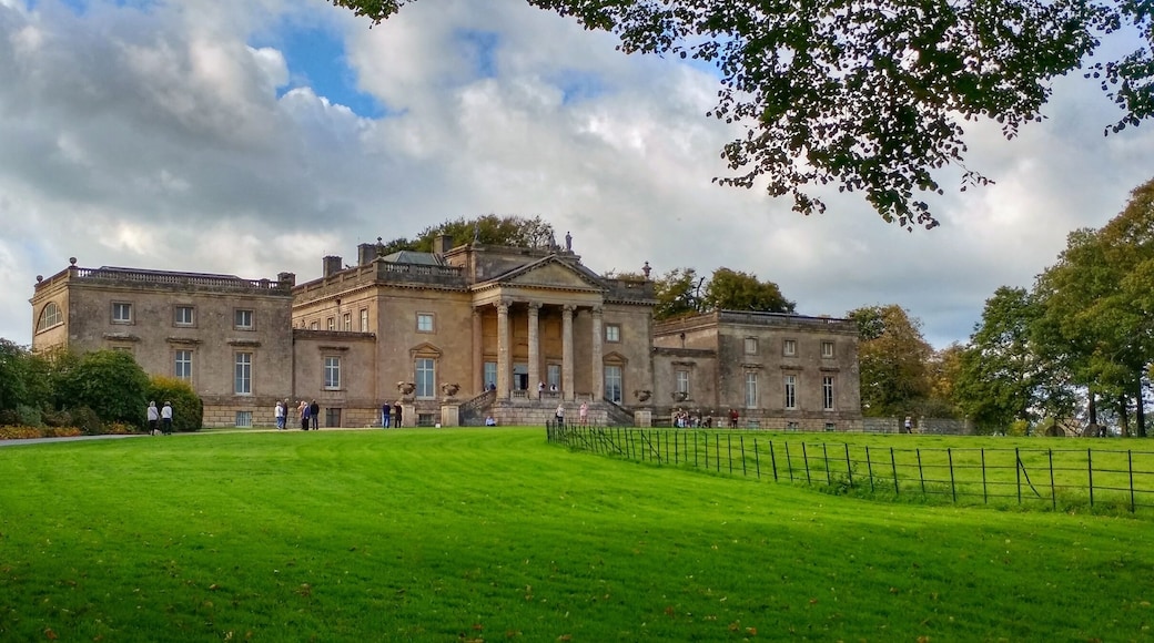 Stourhead is a 1,072-hectare estate at the source of the River Stour near Mere, Wiltshire, England. The estate includes a Palladian mansion, the village of Stourton, gardens, farmland, and woodland. Wikipedia