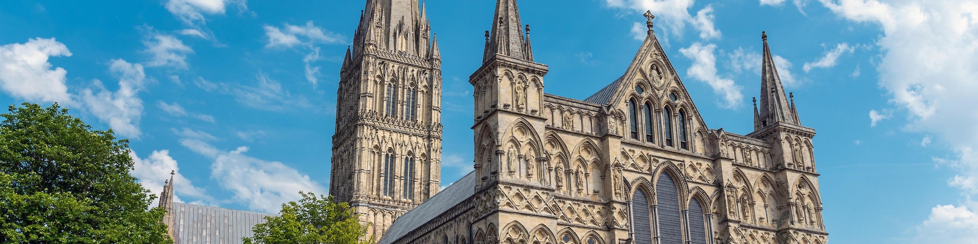 PE15B3 The Salisbury Cathedral with the tallest spire in England