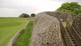 Old Sarum showing building ruins, heritage elements and tranquil scenes